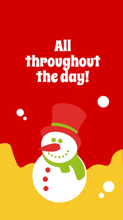 Free Christmas Jumper Day Event Instagram Story Template to Edit Online