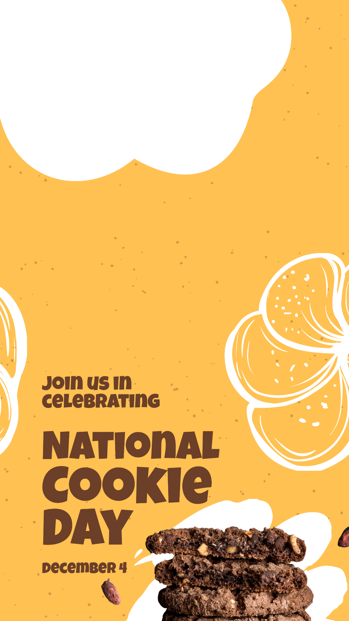 Free National Cookie Day Snapchat Geofilter Template