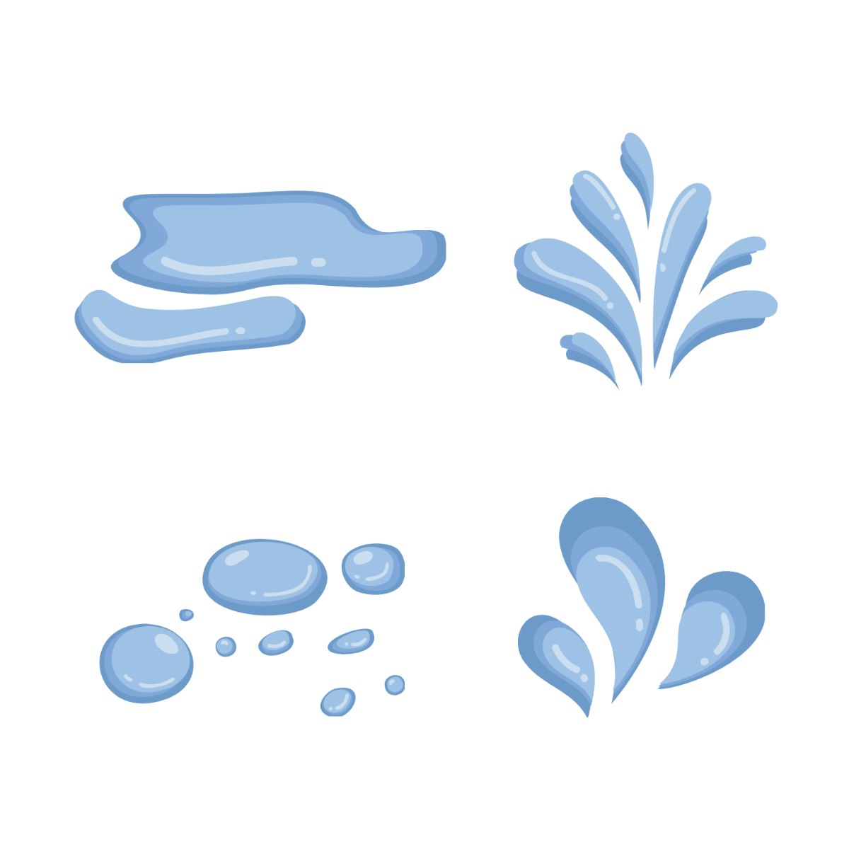 Simple Water Vector Template