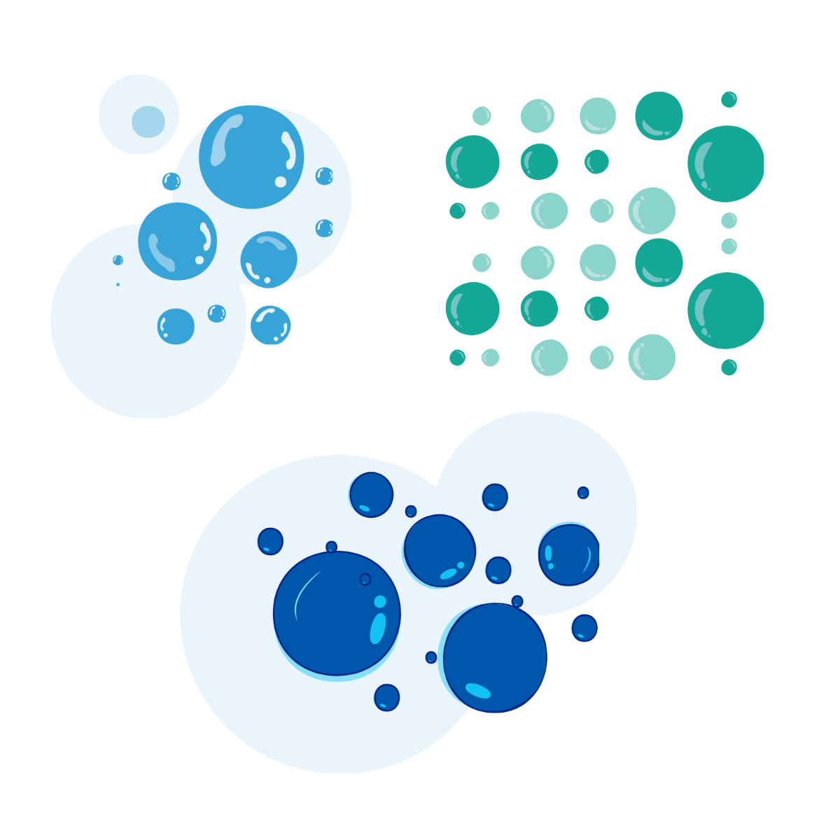 Free Water Circle Vector Template