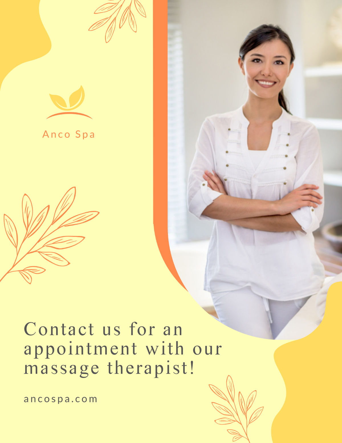 Massage Therapist Flyer Template - Edit Online & Download