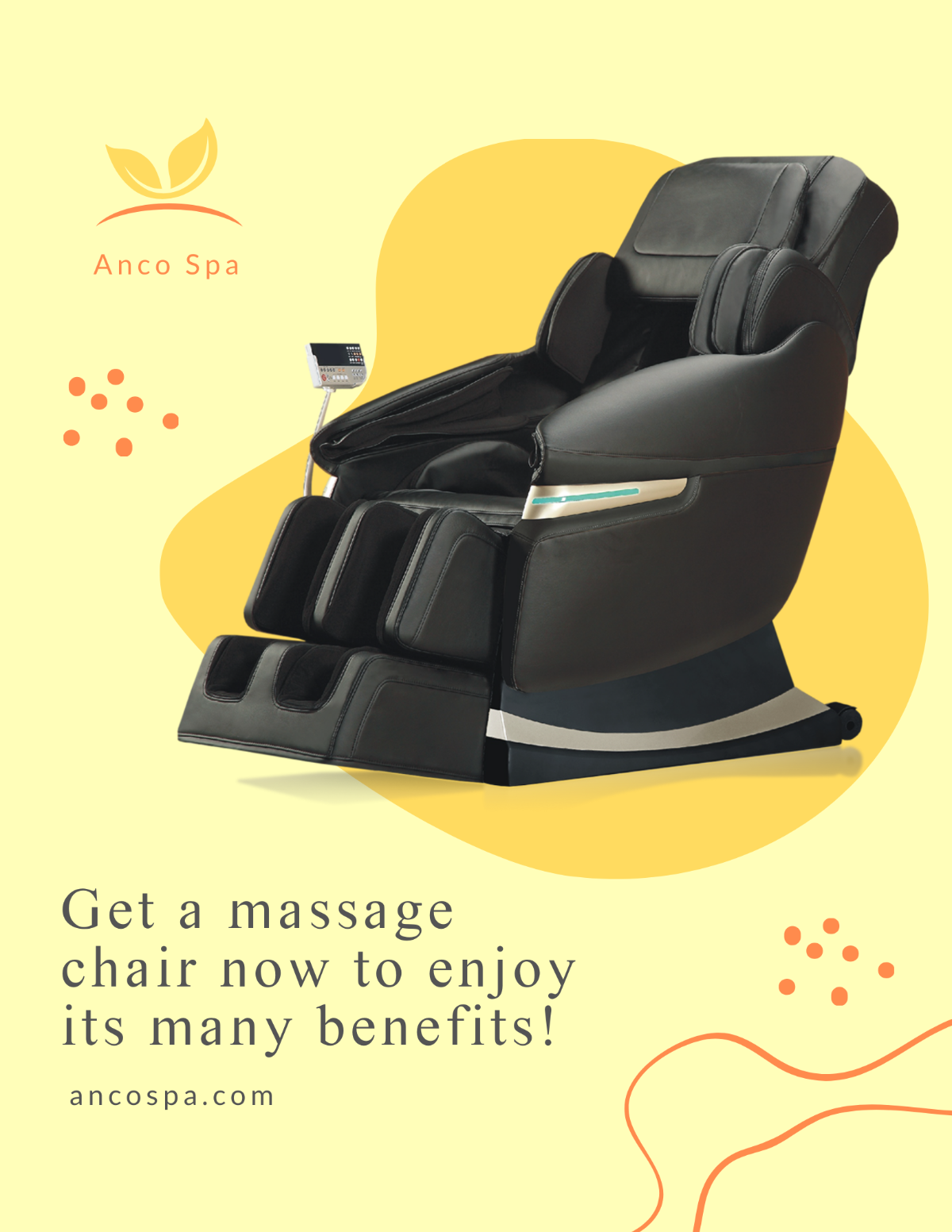 Chair Massage Flyer Template - Edit Online & Download