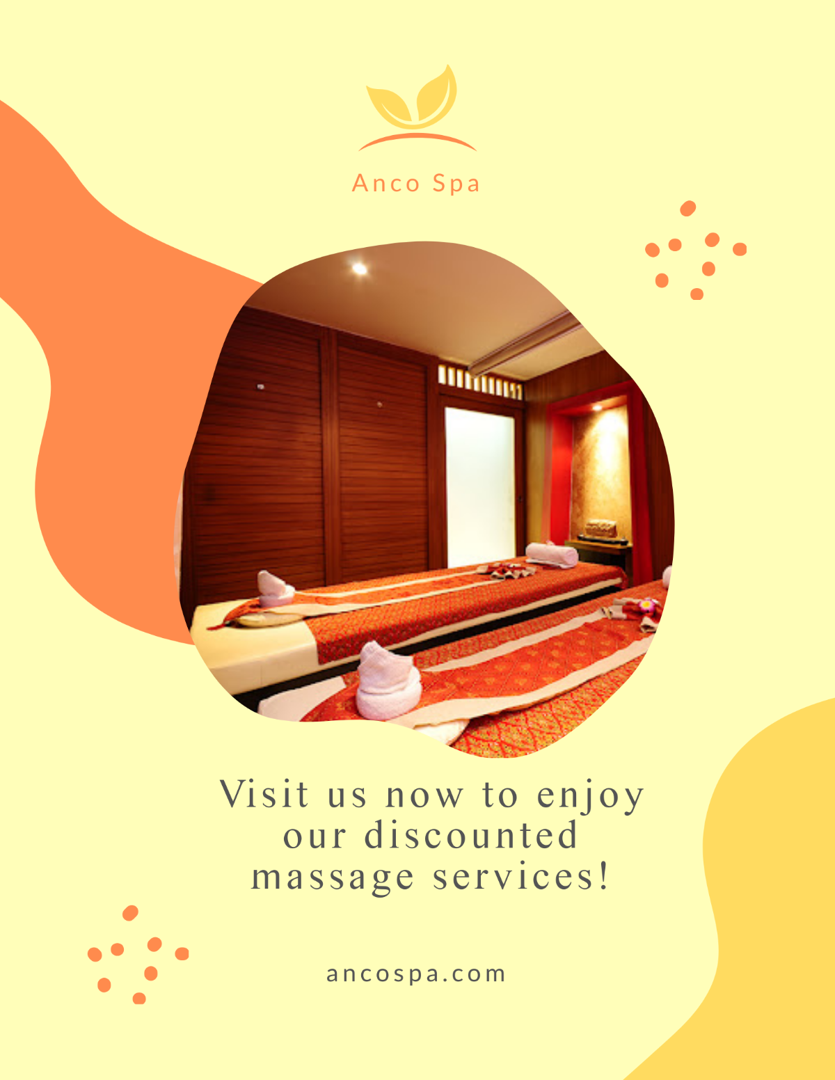 Massage Parlor Flyer Template - Edit Online & Download