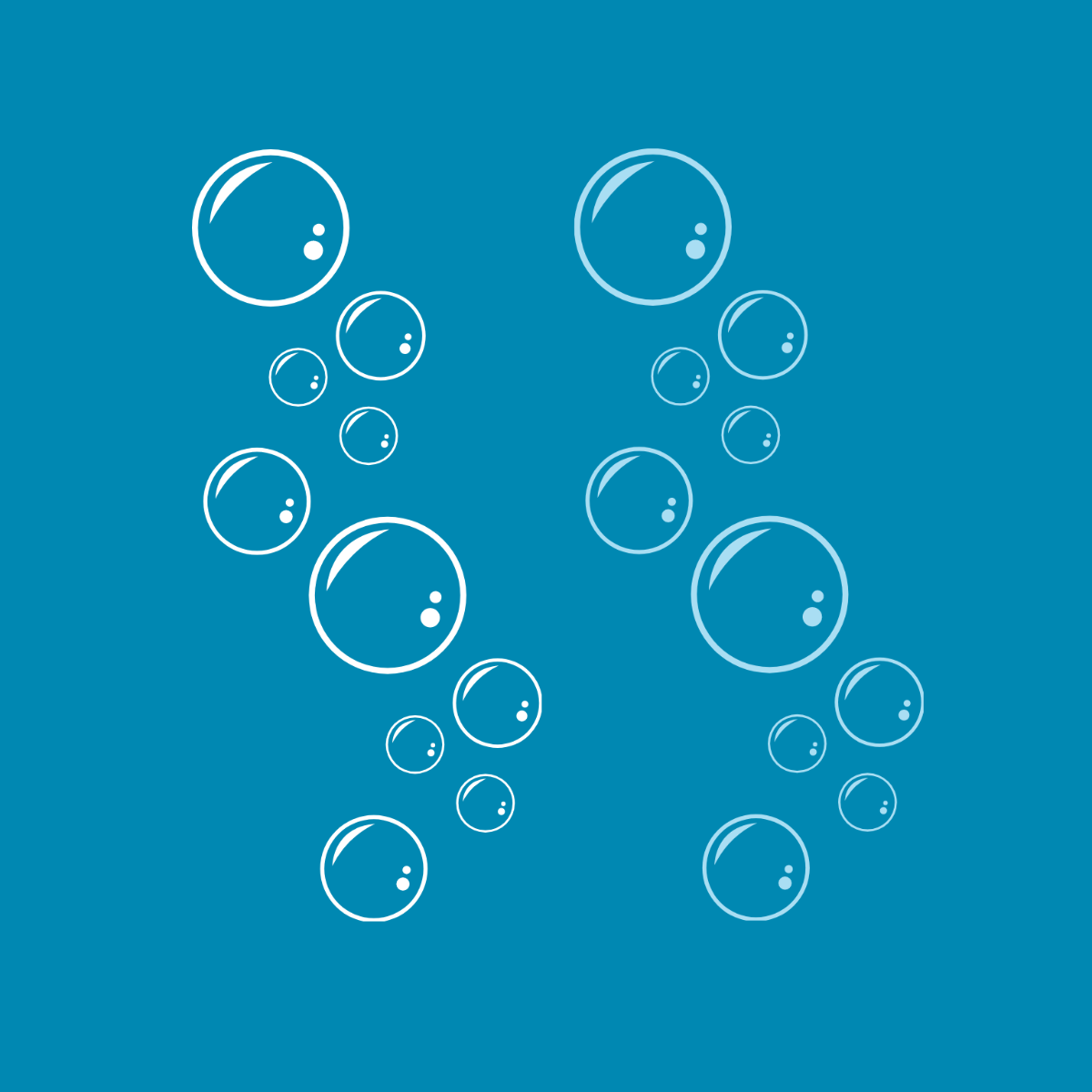 Free Water Bubbles Vector Template