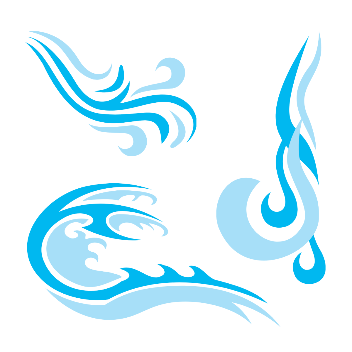 Free Tribal Water Vector Template