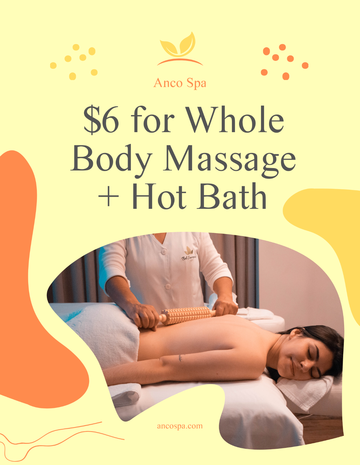 Massage Offer Flyer Template - Edit Online & Download