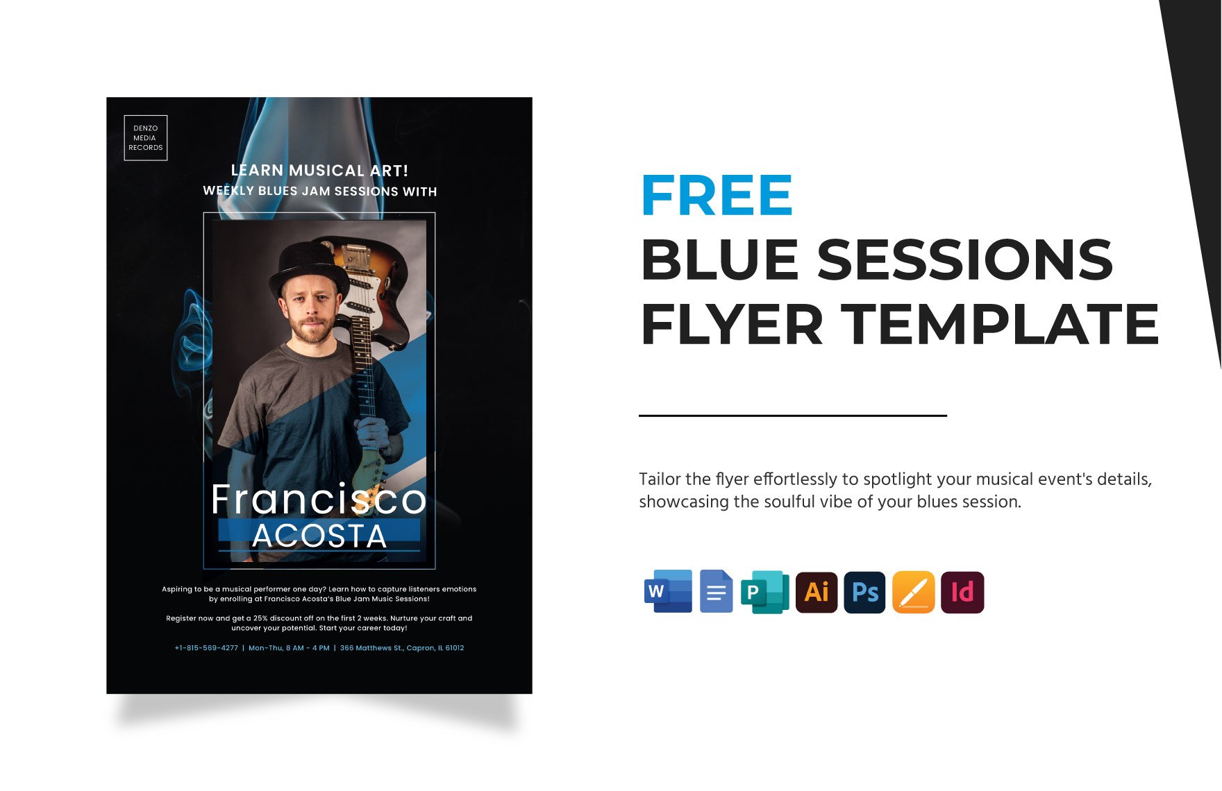Blues Session Flyer Template