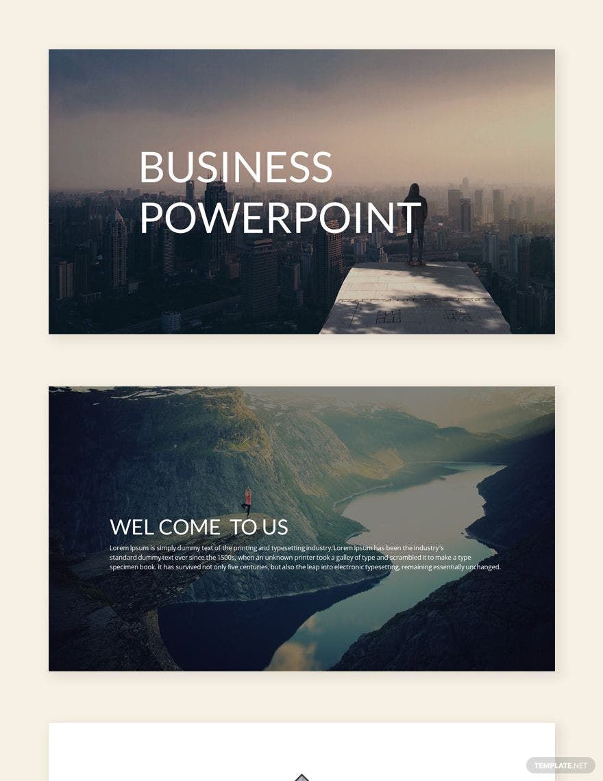 Business Powerpoint Presentation Template