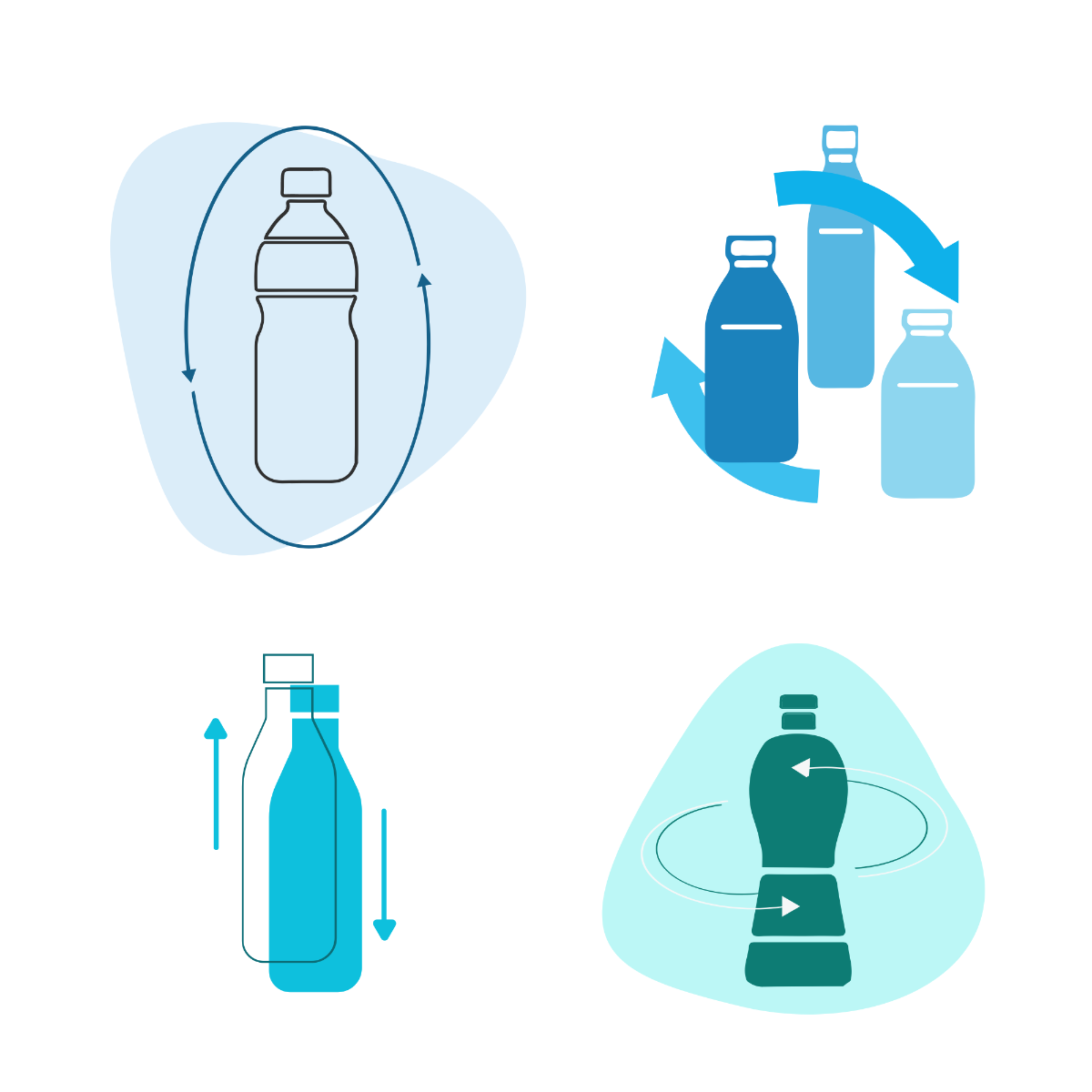 Recycled Bottle Vector