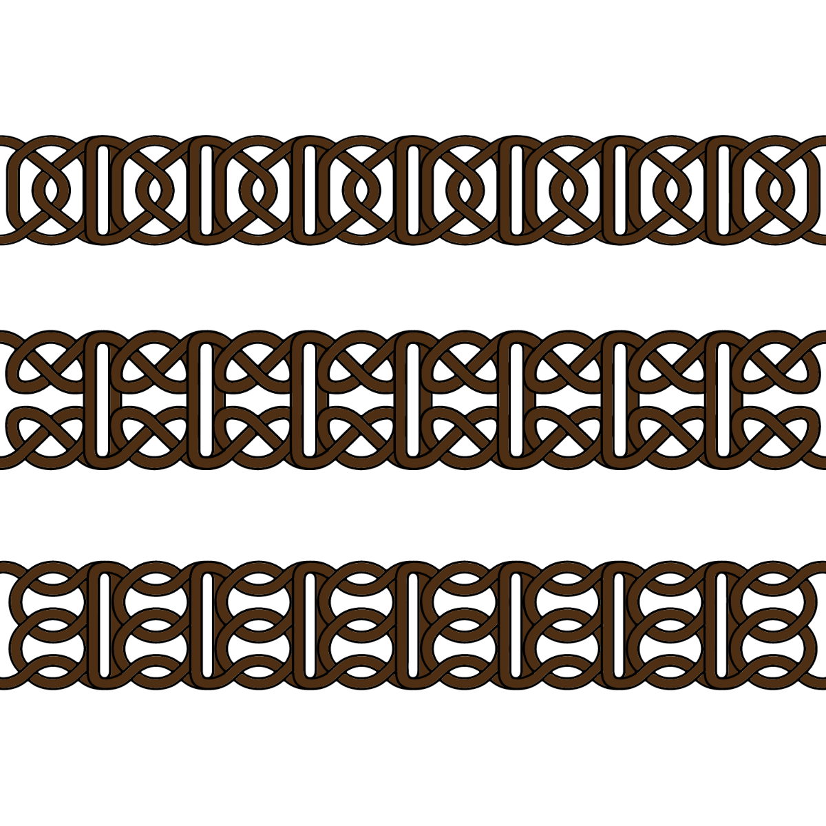 Celtic Rope Vector Template