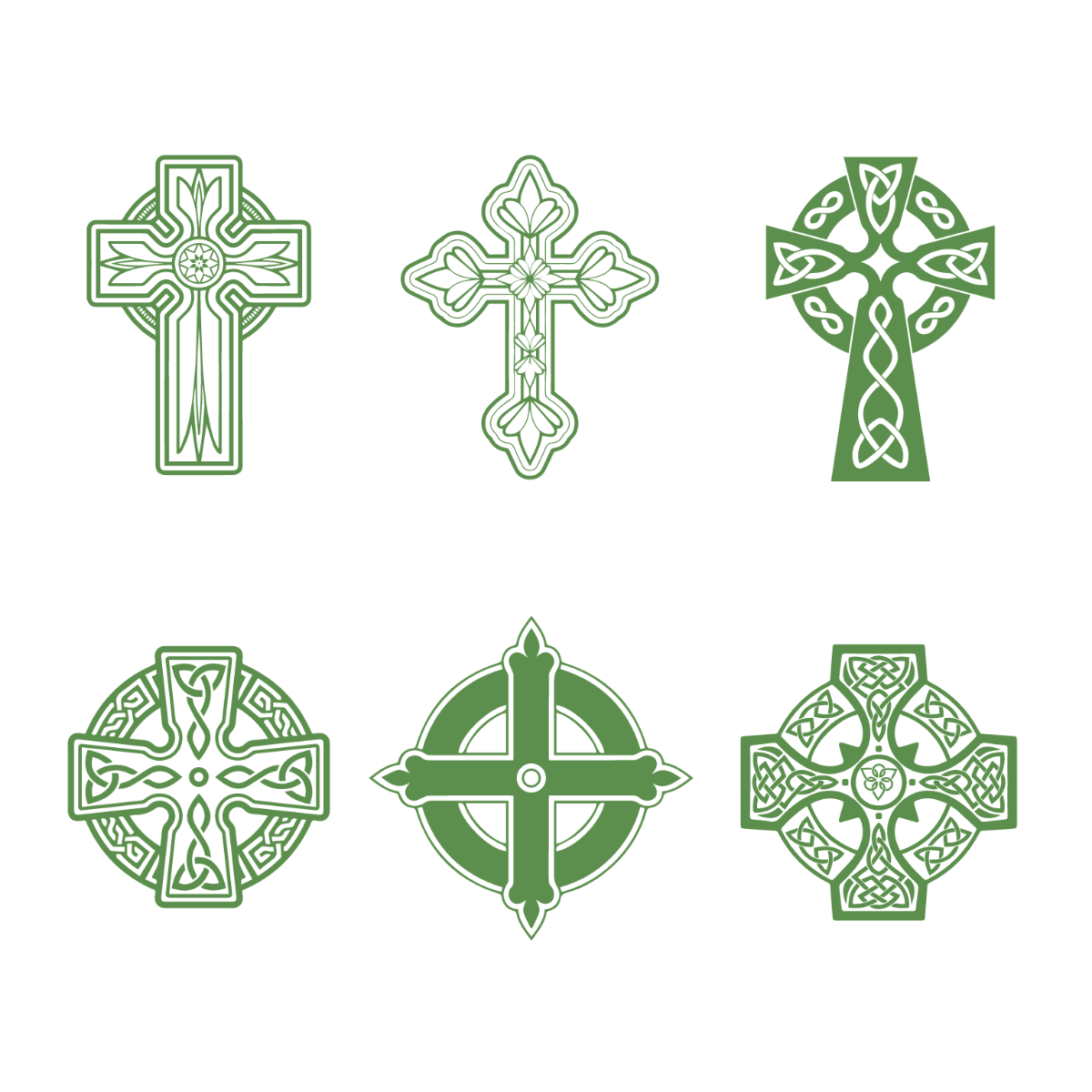 Free Celtic Cross Vector Template