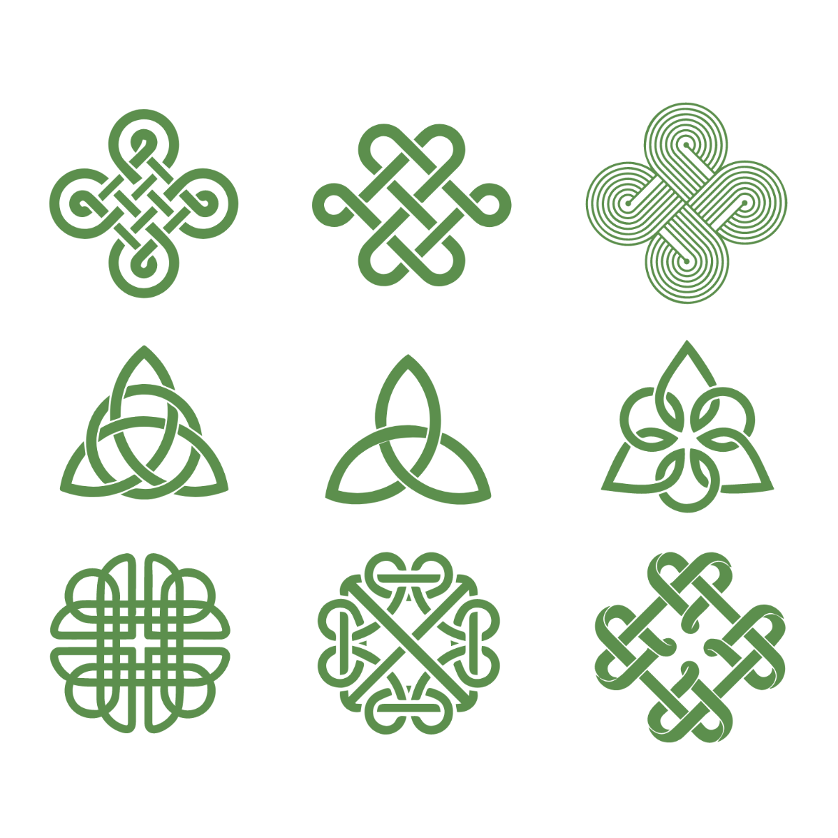 Celtic Knot Vector Template