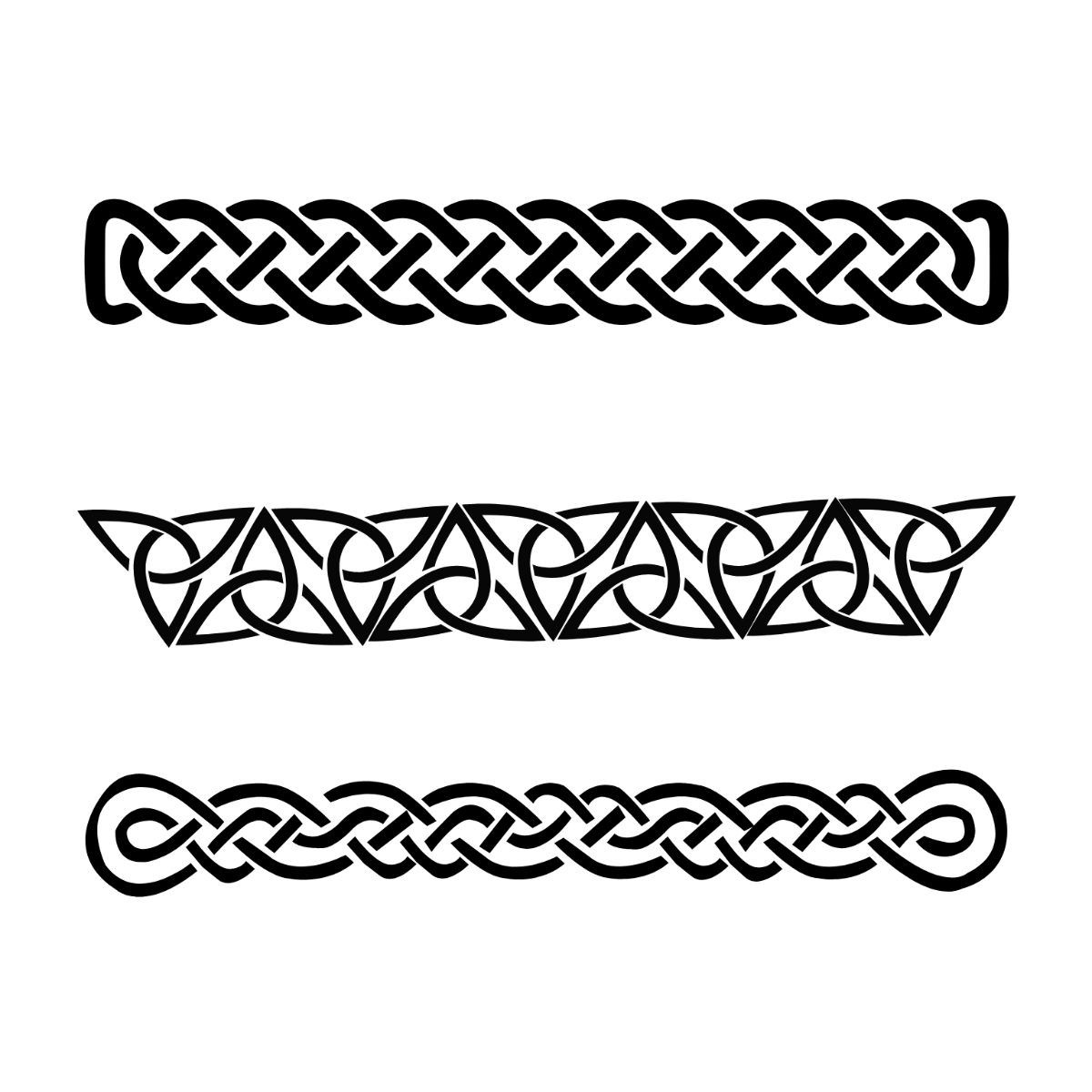Free Celtic Line Vector Template