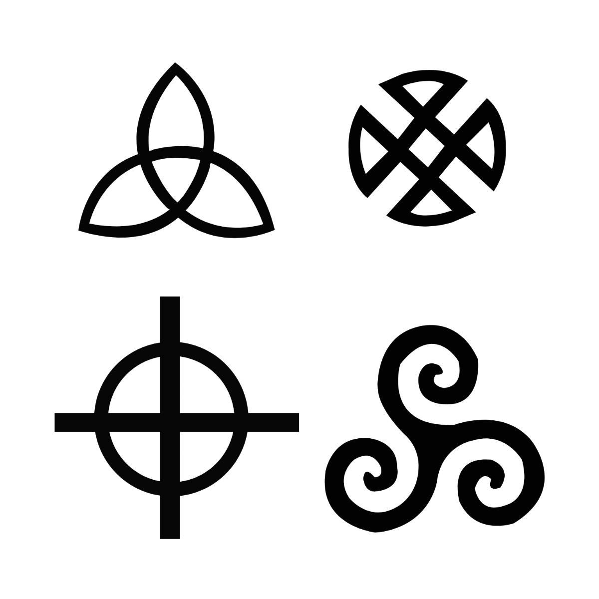 Celtic Symbol Vector Template