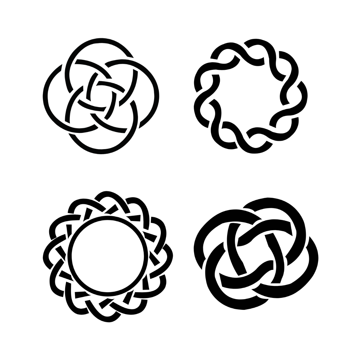 Celtic Circle Vector Template