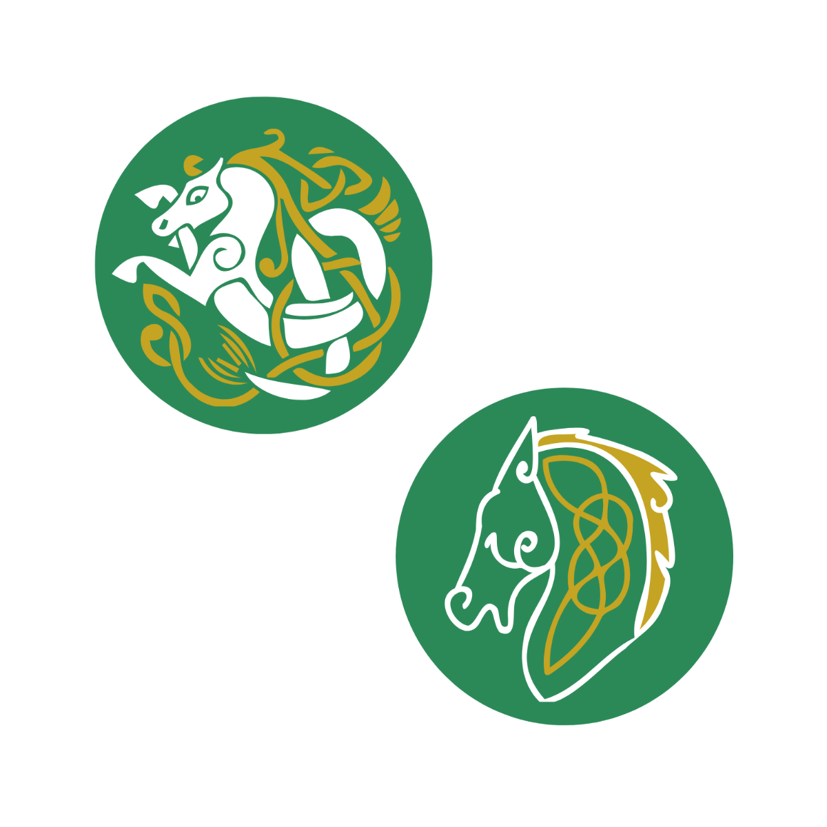 Free Celtic Horse Vector Template