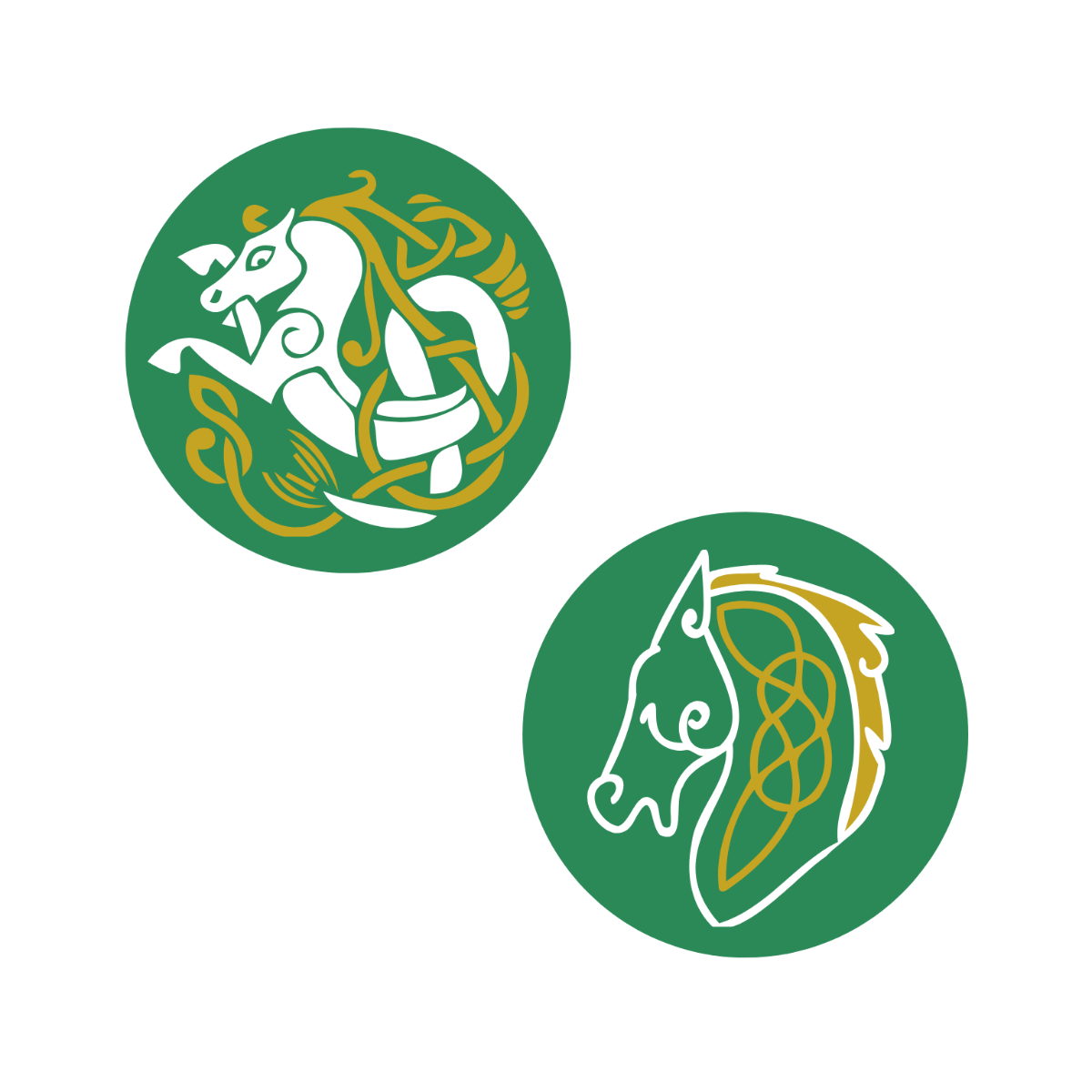 Celtic Horse Vector Template