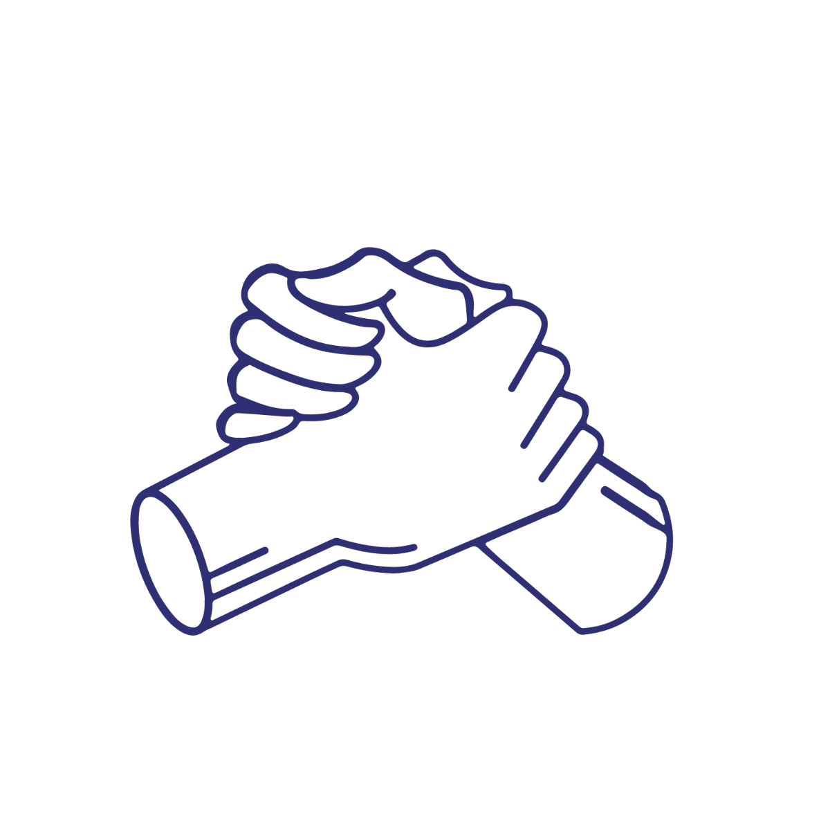 Hands Holding Vector Template