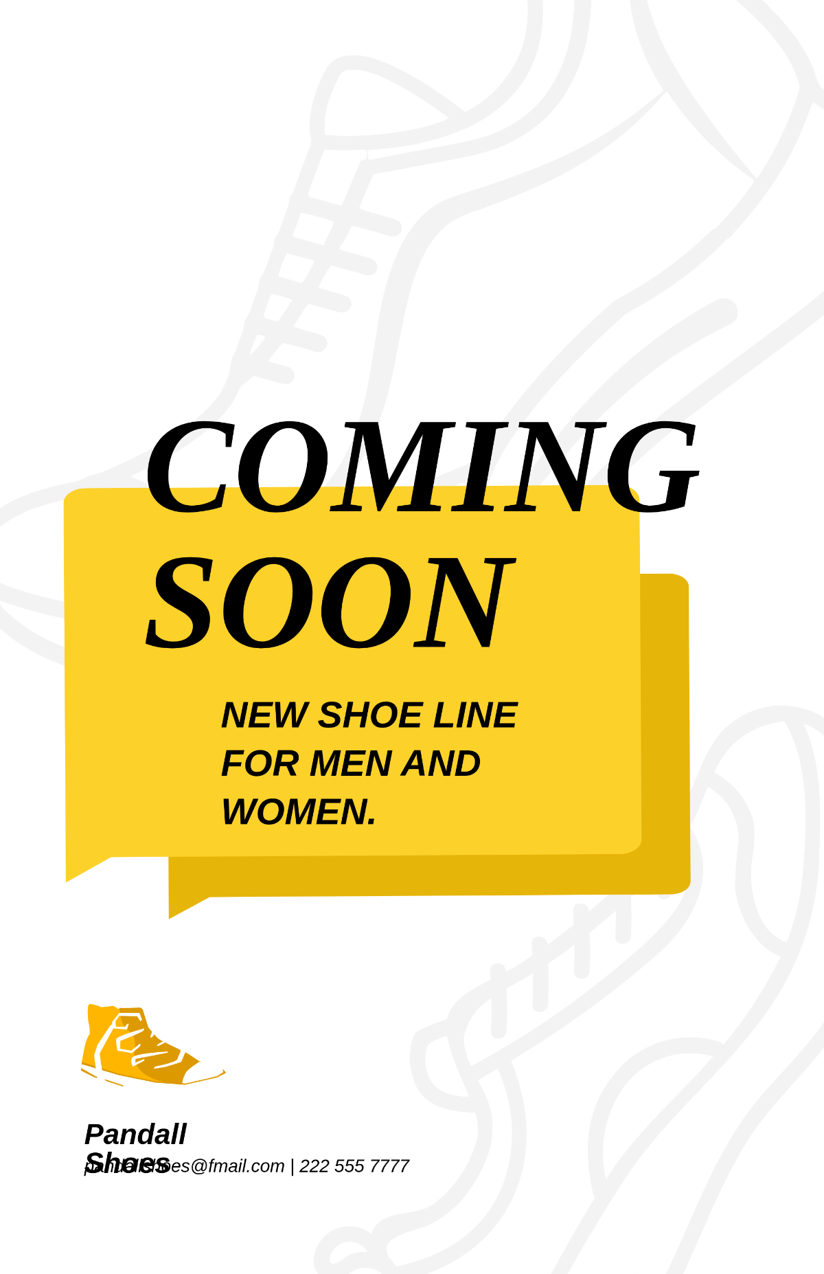 Free Creative Coming Soon Poster Template to Edit Online