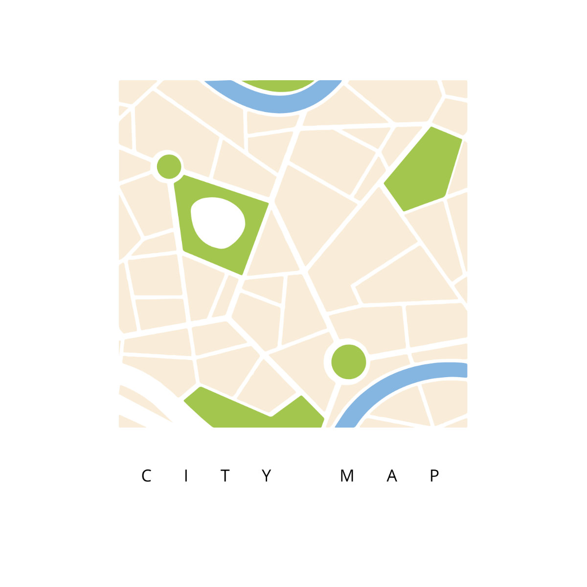 City Map Vector Template