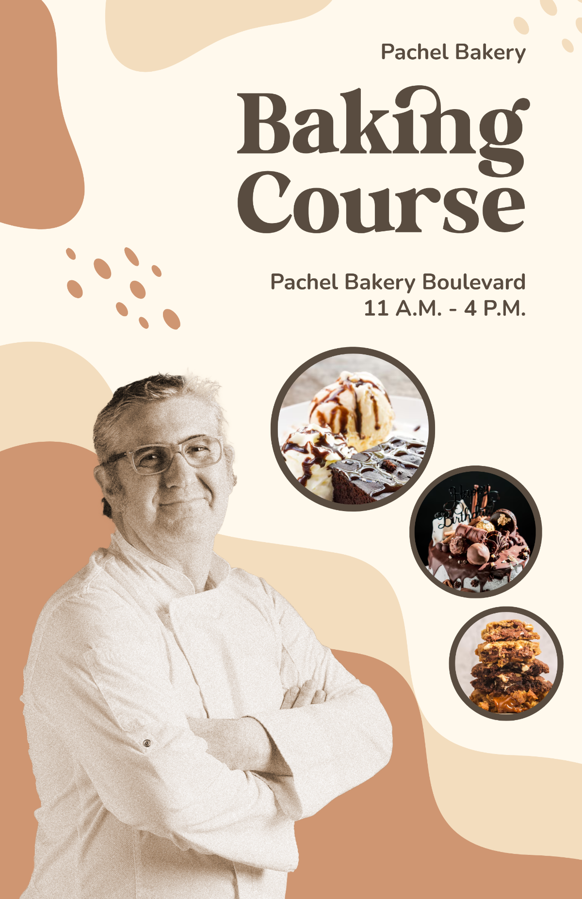 Free Creative Course Poster Template to Edit Online