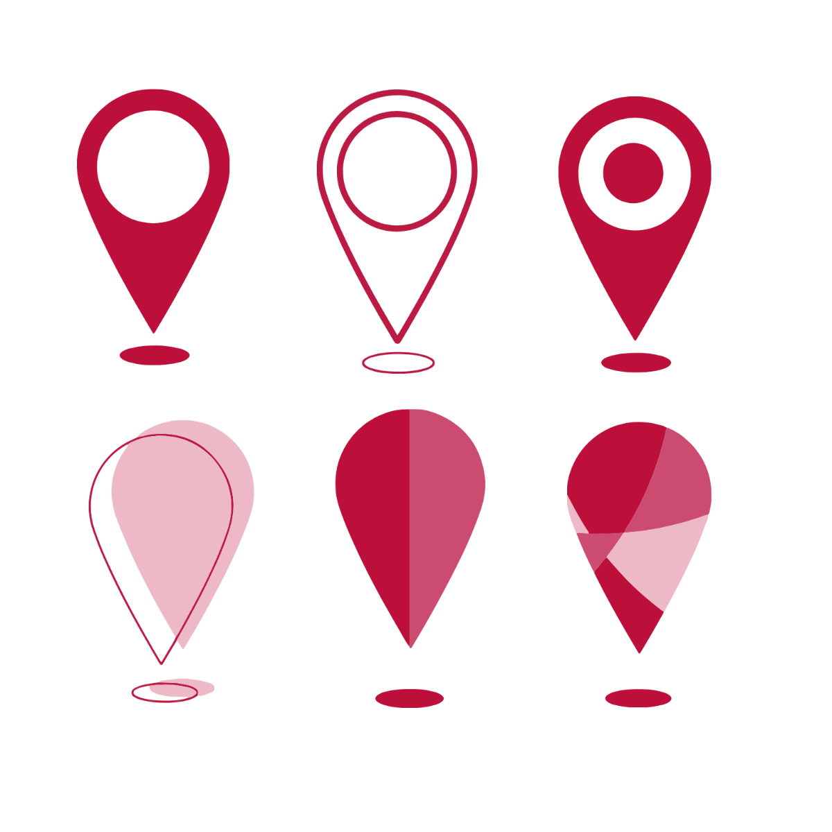 Location Point Vector Template