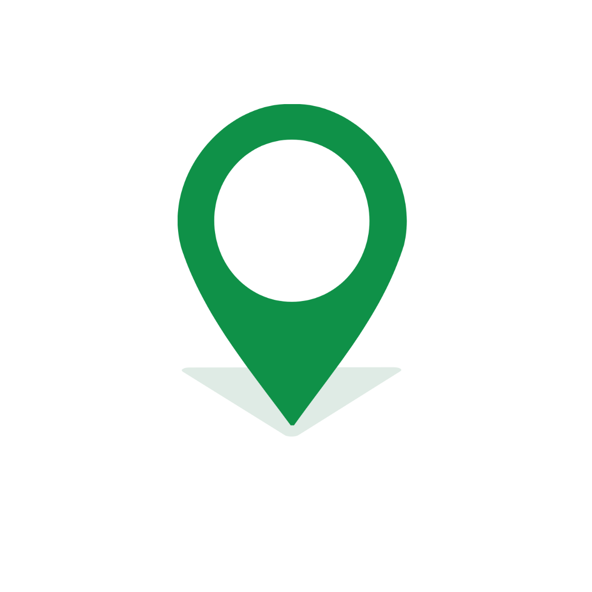 Green Location Vector Template