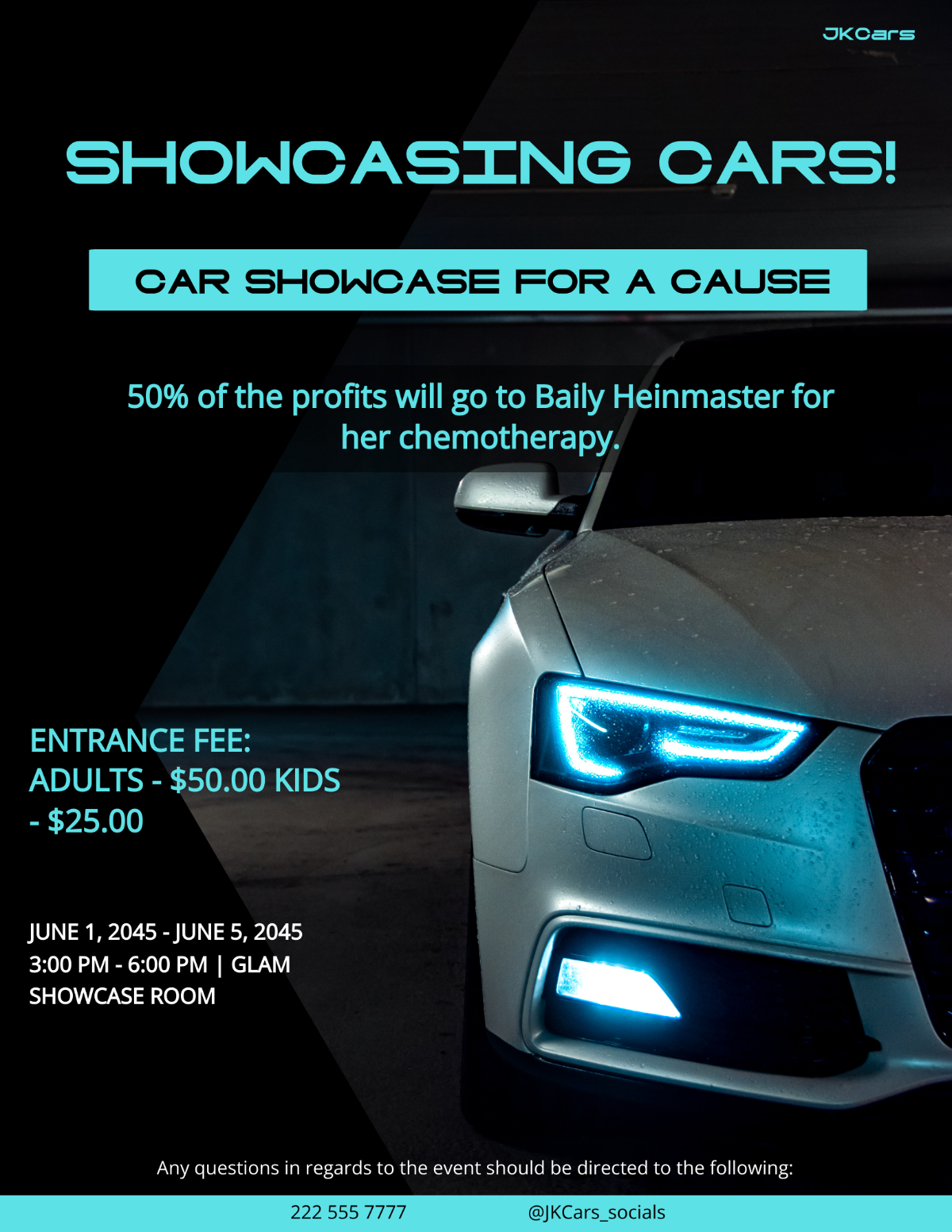 Car Show Event Flyer Template
