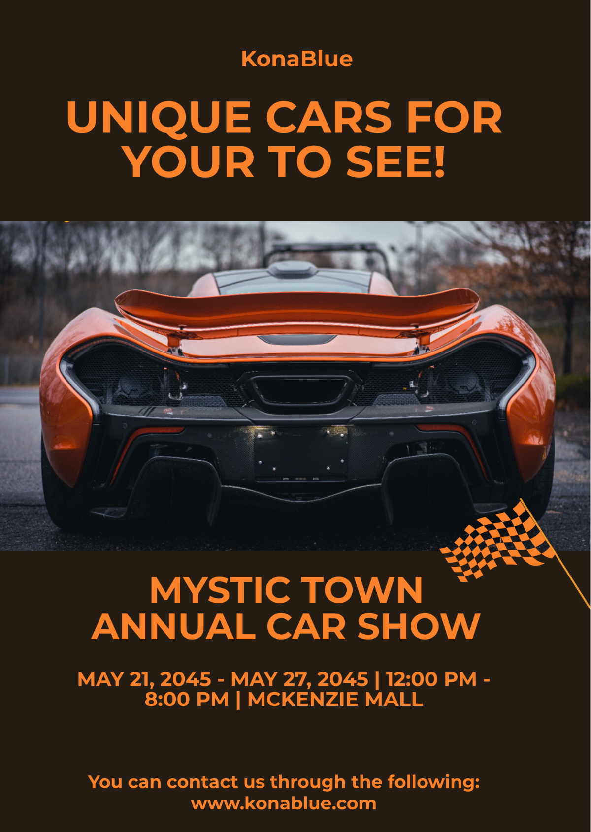 Exotic Car Show Flyer Template