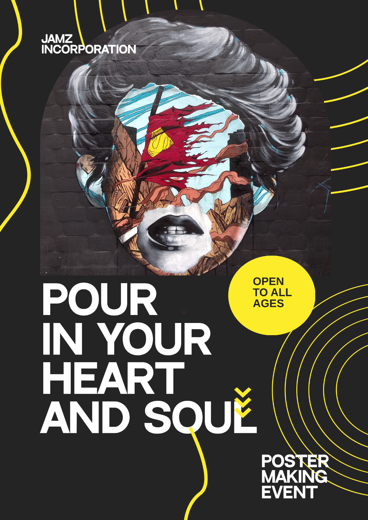 Free A3 Art Poster Template