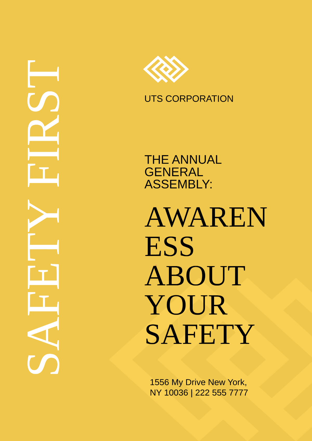 Free A3 Safety Poster Template