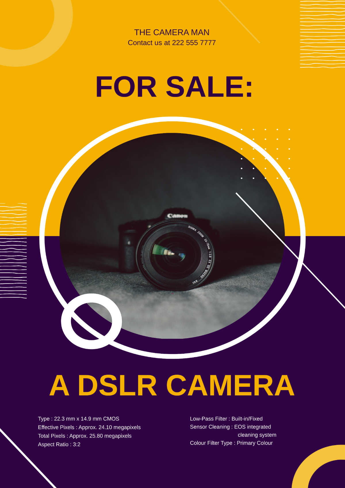 Free A3 Sale Poster Template