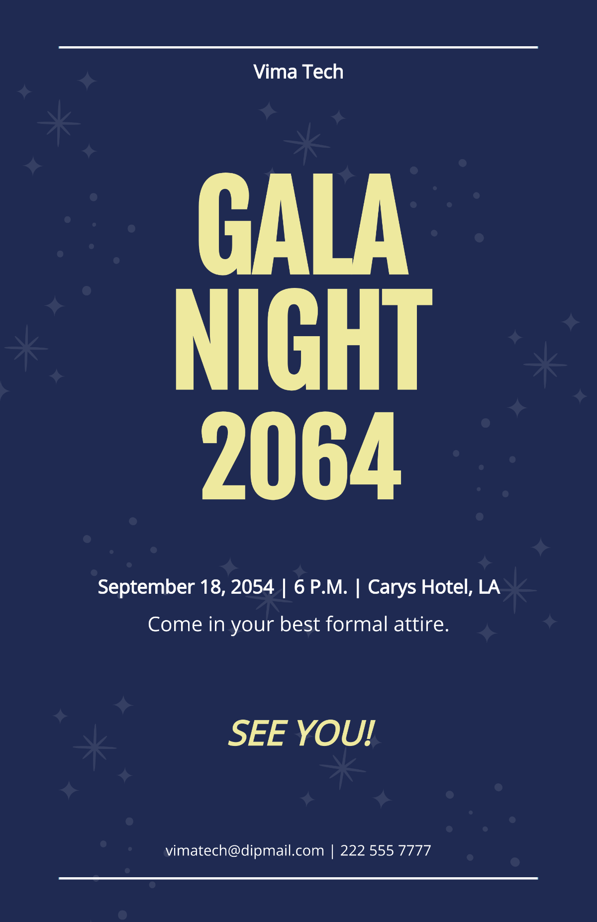 Gala Night Poster