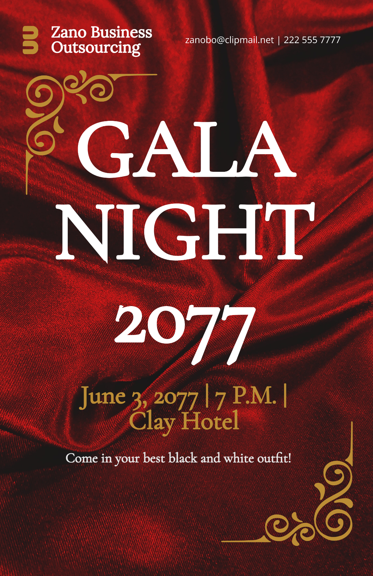 Elegant Gala Poster