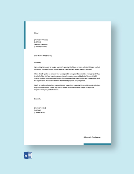 FREE Request For Training Proposal Letter Template - Word | Google Docs ...