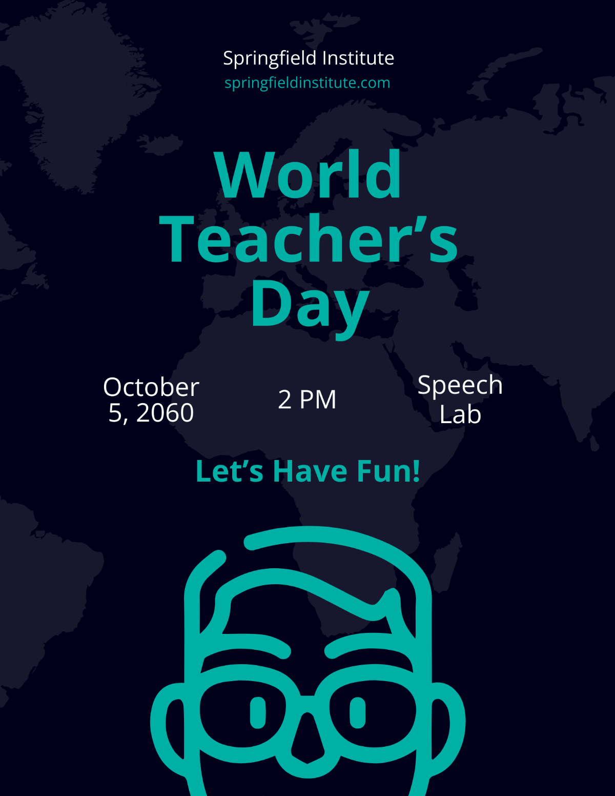 World Teacher's Day Flyer Template - Edit Online & Download