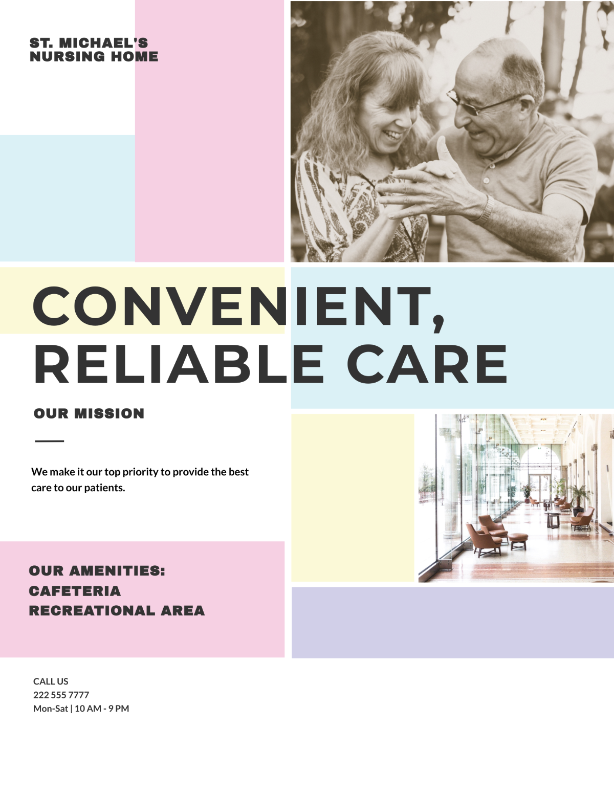 Nursing Home Care Flyer