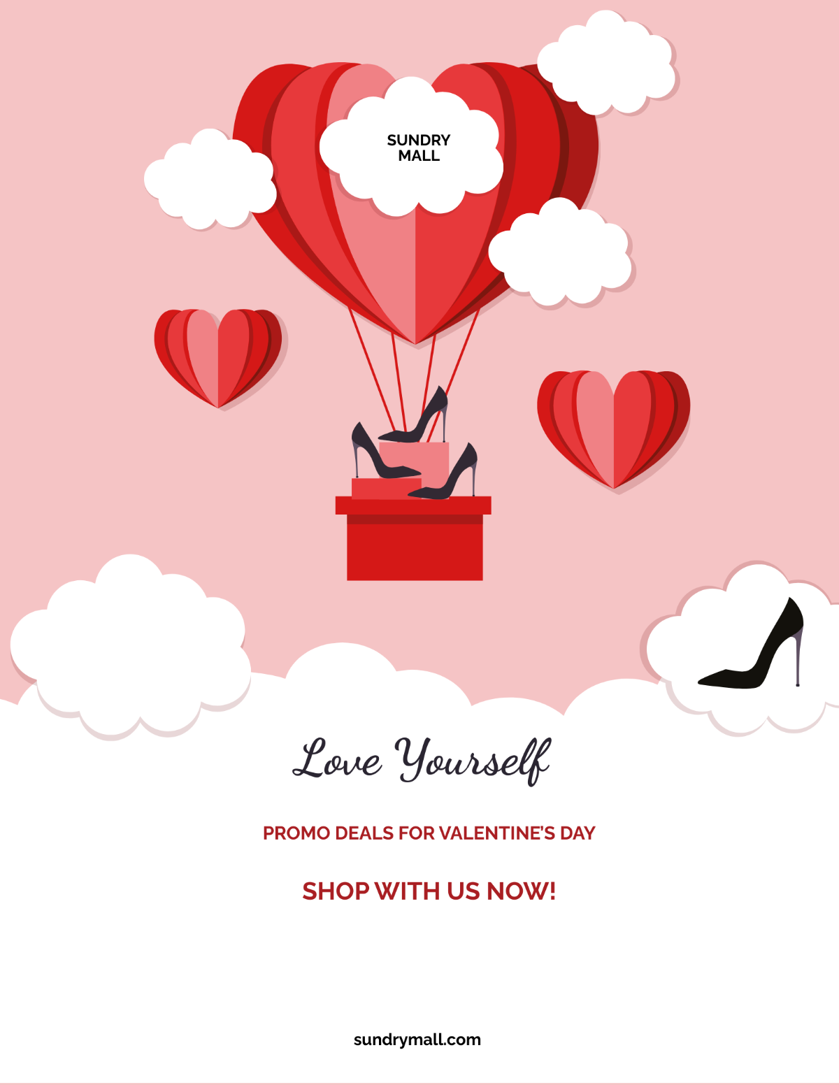 Valentines Day Flyer Template - Edit Online & Download