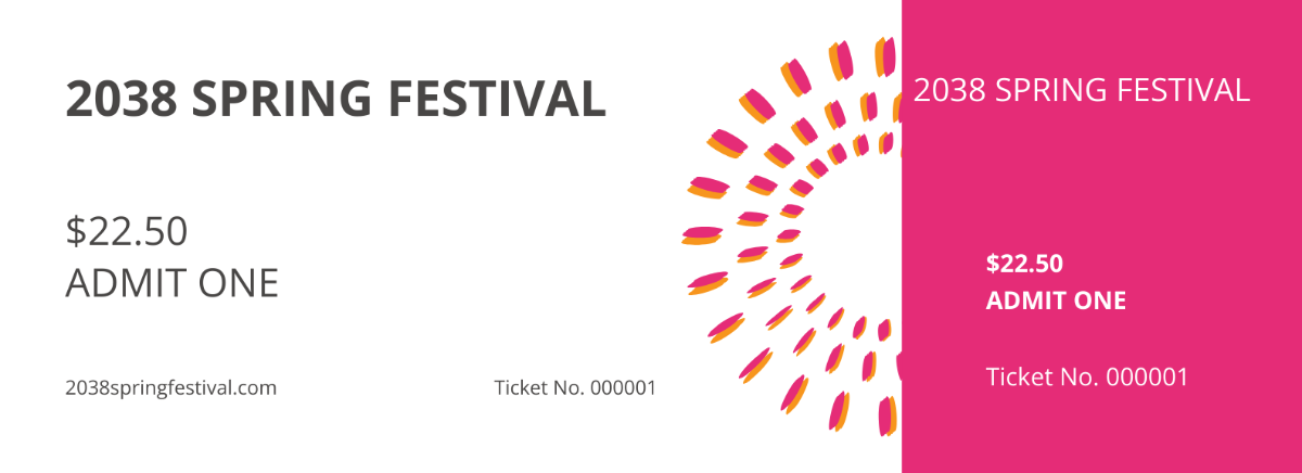 Simple Festival Ticket
