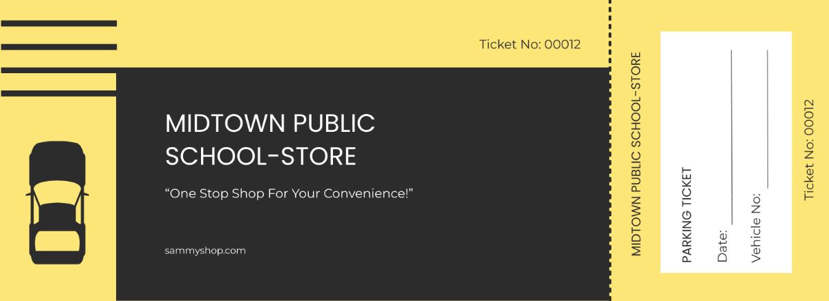 Free Printable Parking Ticket - Edit Online &amp; Download | Template.net