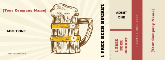 Beer Fest Drink Ticket Template - Edit Online &amp; Download Example ...