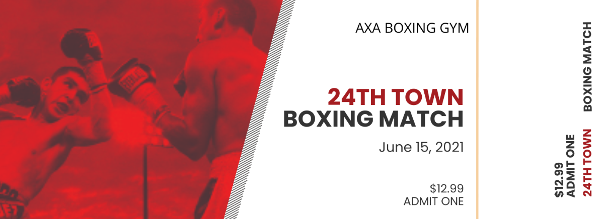 Boxing Ticket