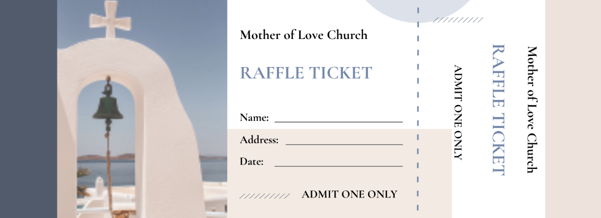 Church Raffle Ticket Template - Edit Online & Download