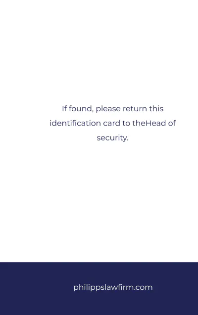 Free Legal Investigation ID Card Template to Edit Online