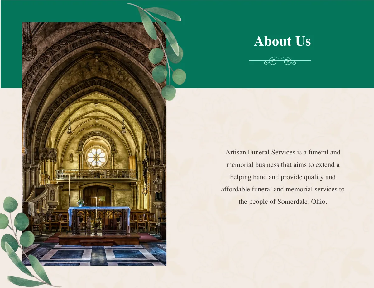 Free Booklet Funeral Obituary Brochure Template to Edit Online