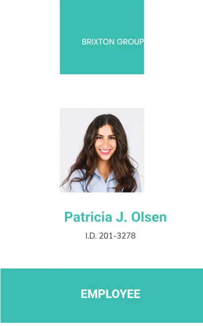 Free Simple Investigator ID Card Template to Edit Online