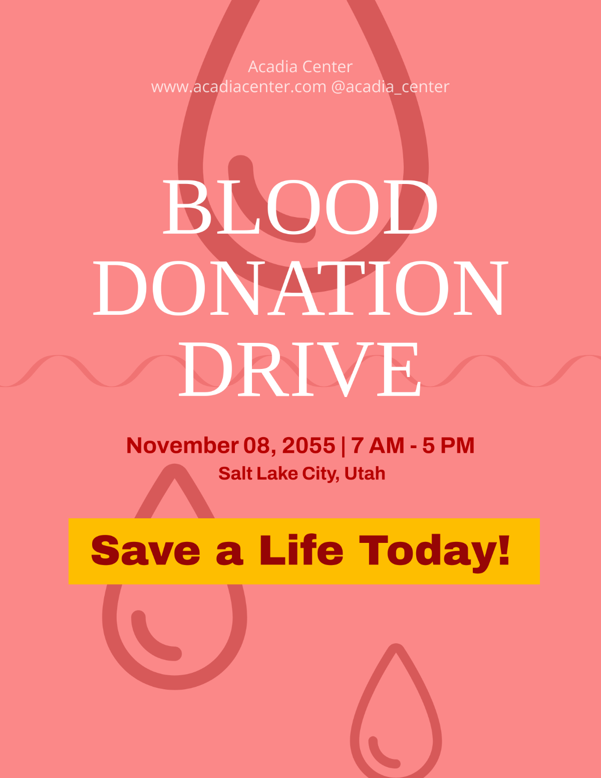 Blood Donation Flyer Template - Edit Online & Download