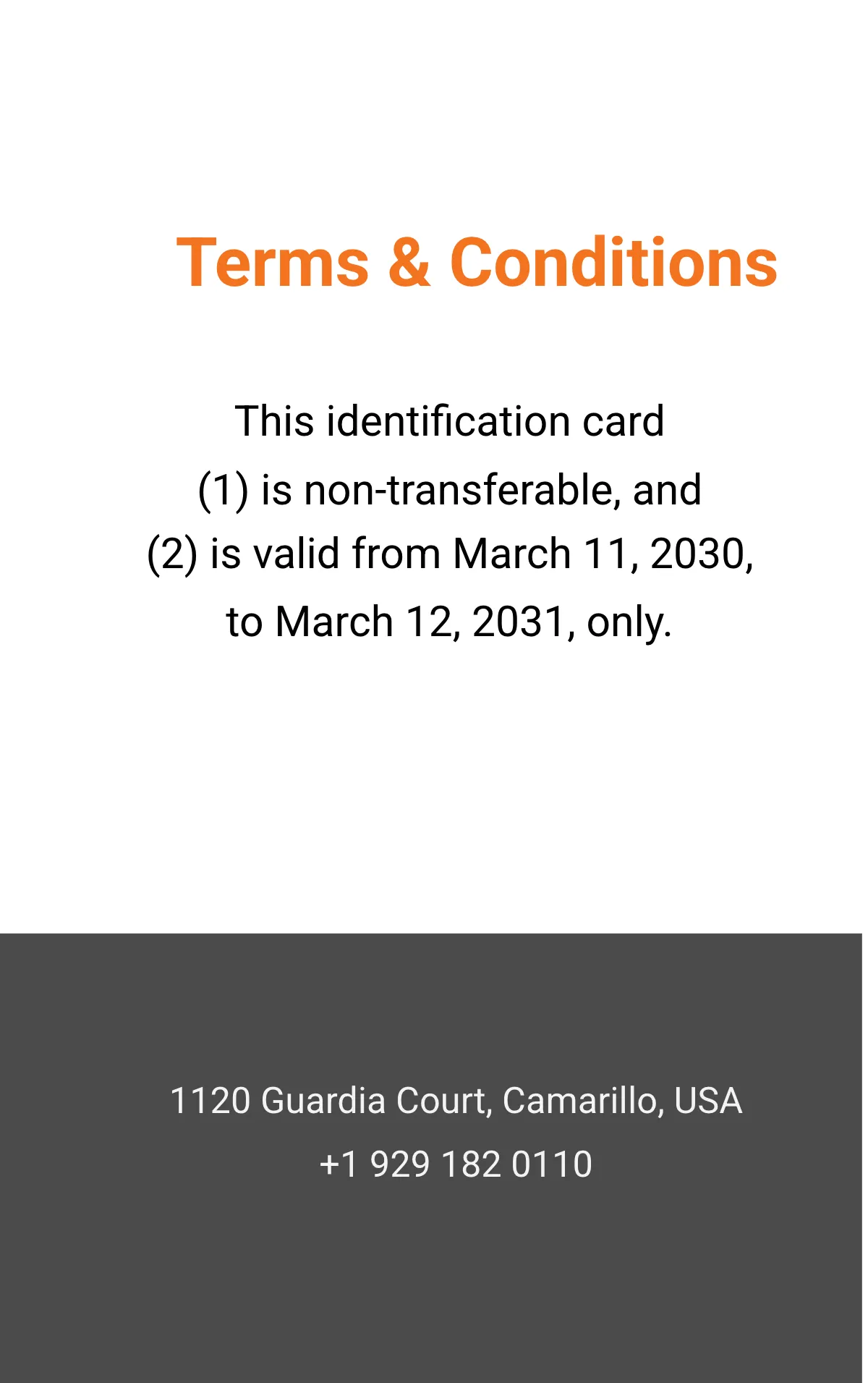 Free Special Investigator ID Card Template to Edit Online