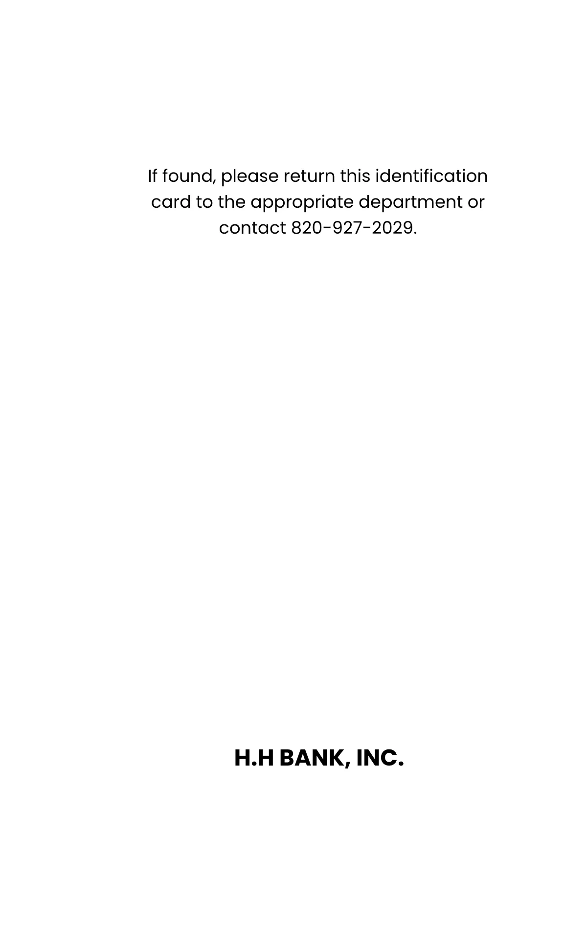 Free Blank Association ID Card Template to Edit Online