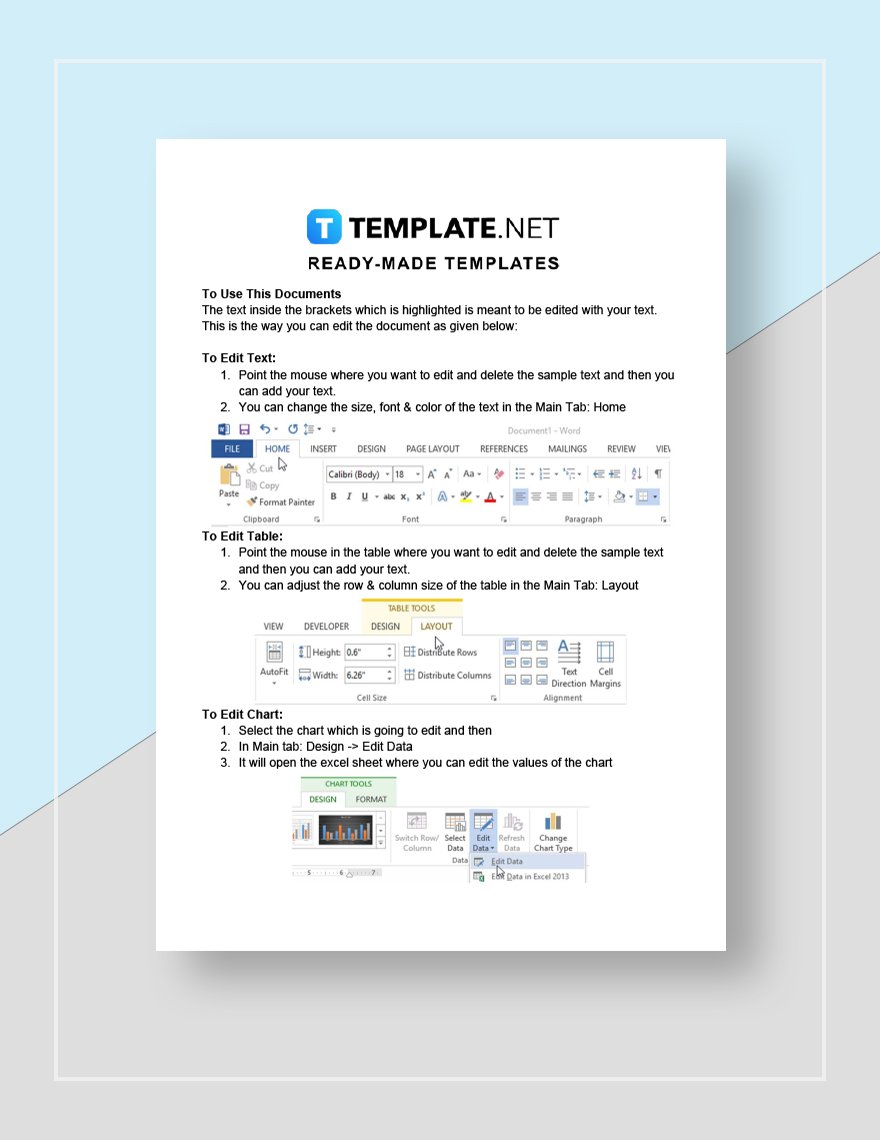 Company Quotation Format Template